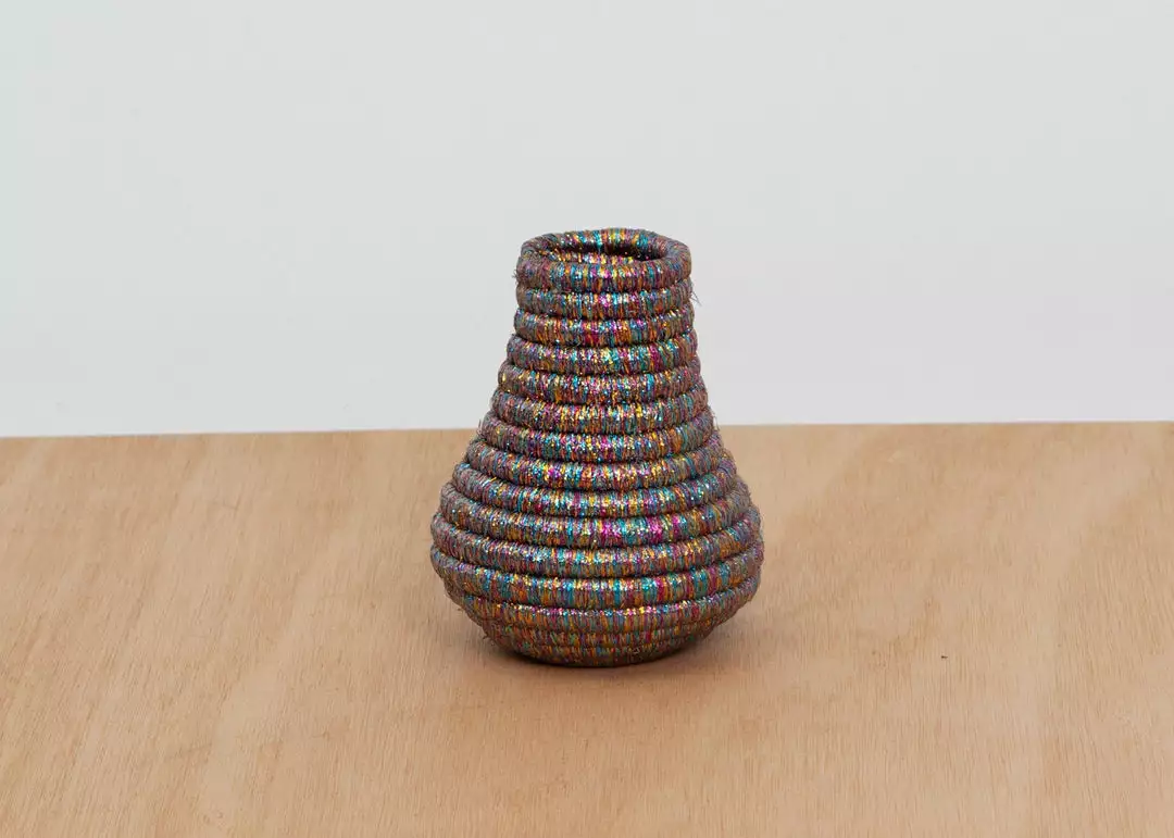 KAZI Metallic Prism Tiny Bulb Vase 1 KAZI Metallic Prism Tiny Bulb Vase