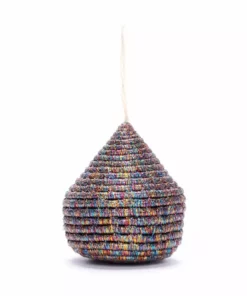 KAZI Multicolor Metallic Bulb Ornament Fair Trade
