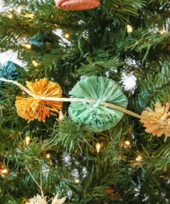 KAZI Home Goods Multicolor Pom Pom Garland