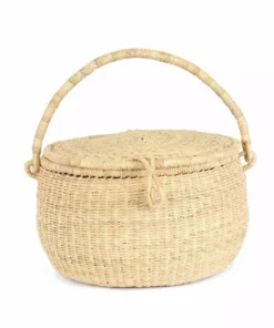 KAZI Accessories Natural Picnic Basket