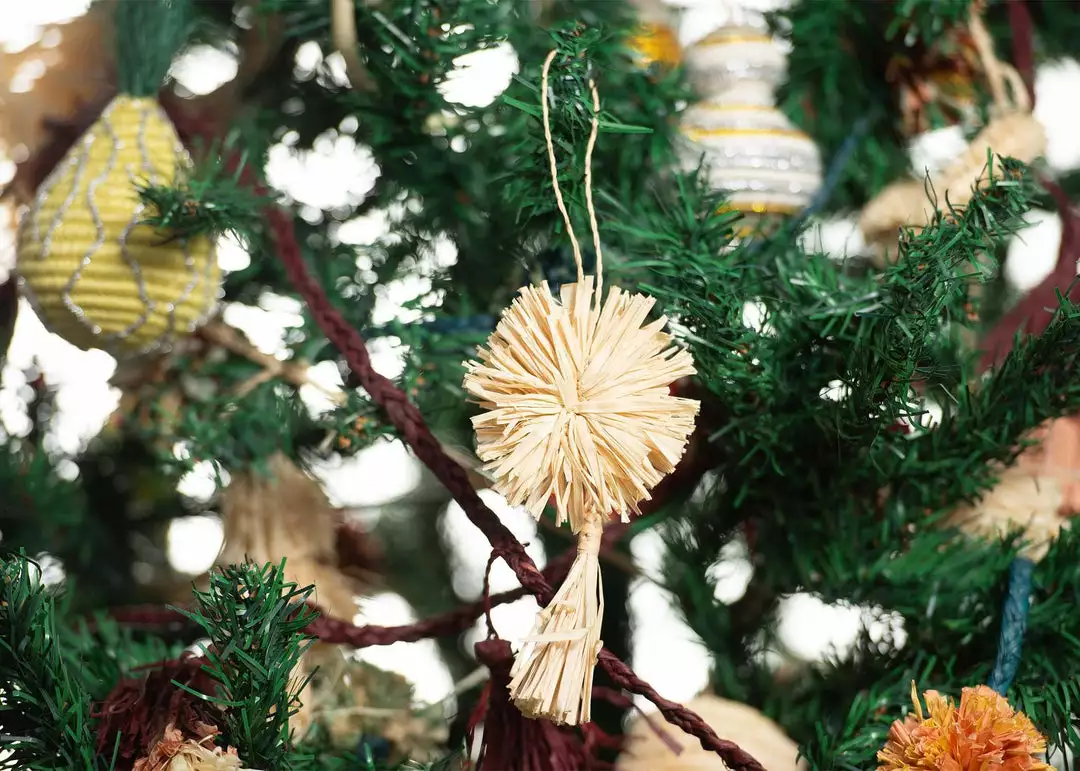 KAZI Natural Pom Pom + Tassel Ornament Best Sellers 2 KAZI Natural Pom Pom + Tassel Ornament Best Sellers