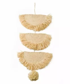 KAZI Natural Raffia Parade Mobile