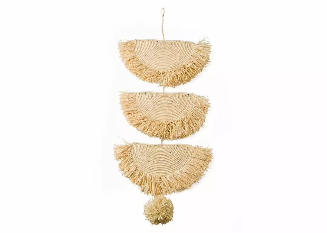 KAZI Natural Raffia Parade Mobile 1 KAZI Natural Raffia Parade Mobile