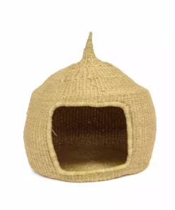KAZI Pet Accessories Natural Short Pet Hut