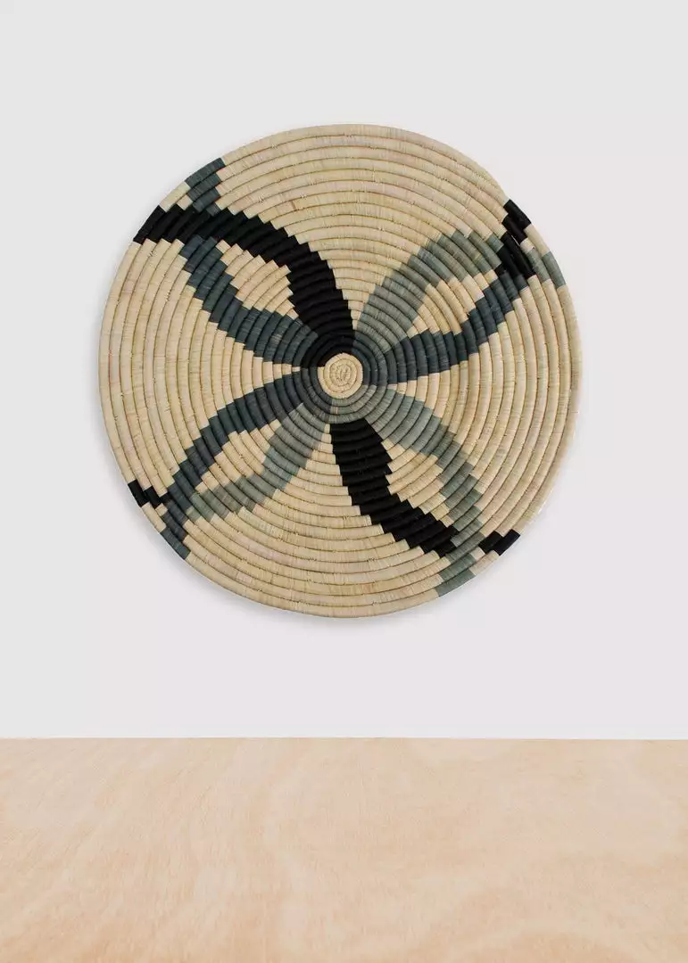 KAZI Home Goods Nea Opal Gray Wall Plate I 1 KAZI Home Goods Nea Opal Gray Wall Plate I