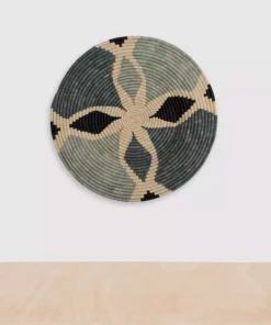 KAZI Home Goods Nea Opal Gray Wall Plate II