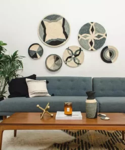 KAZI Nea Opal Gray Wall Plate III