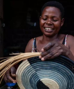 KAZI Opal Gray Color Blocked Vase Home Goods