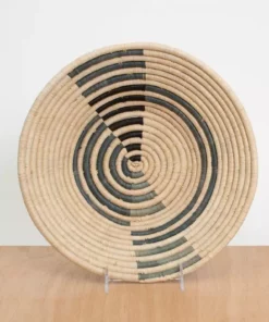 KAZI Opal Gray Geo Large Bowl