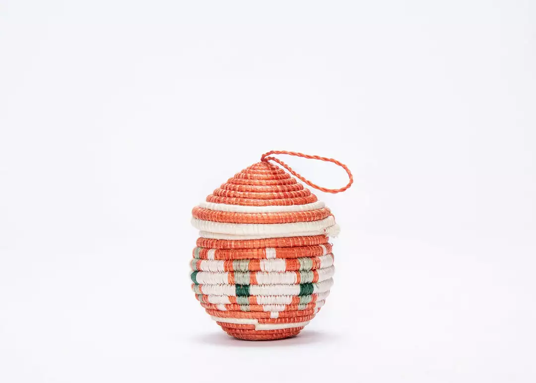 KAZI Orange Easter Egg Shaped Box 1 KAZI Orange Easter Egg Shaped Box