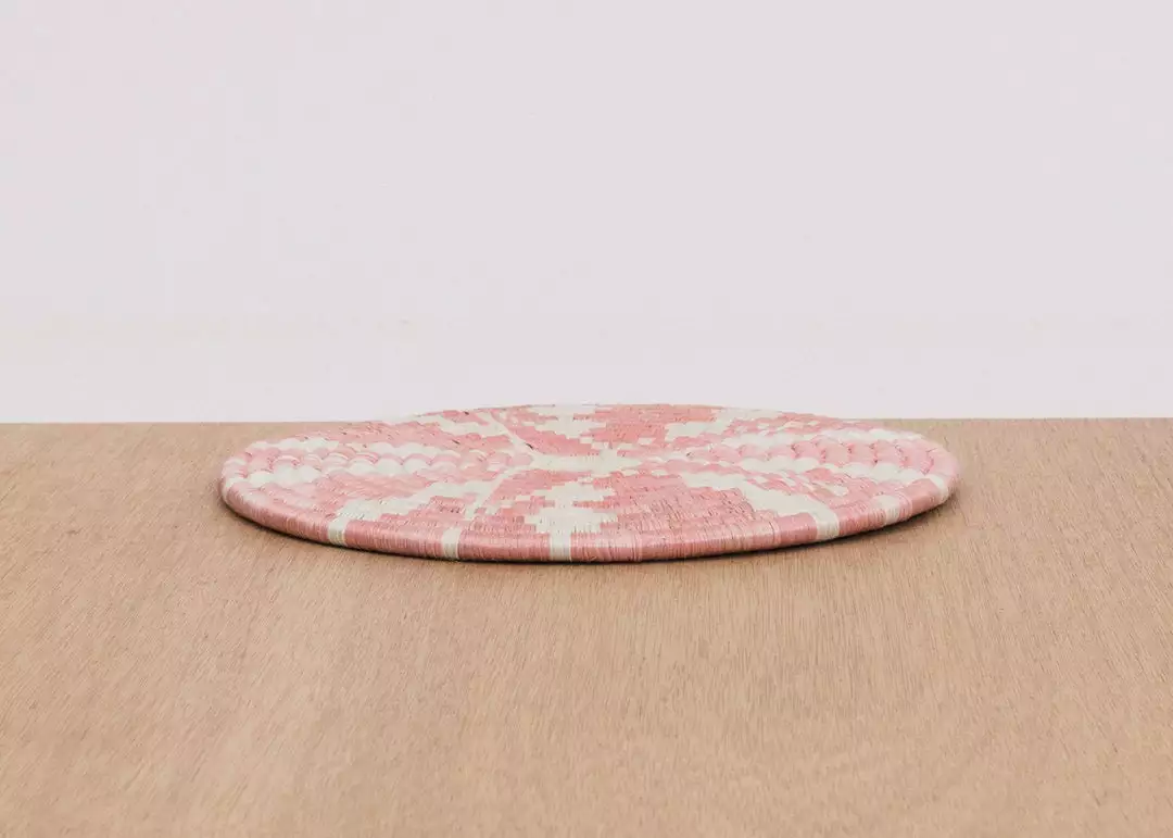 KAZI Home Goods Pale Blush Rangi Wall Trivet 2 KAZI Home Goods Pale Blush Rangi Wall Trivet