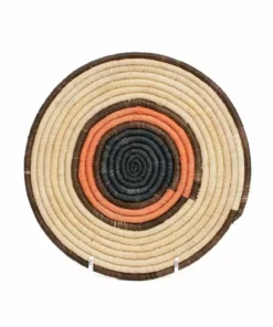 KAZI Peach Bullseye Wall Trivet