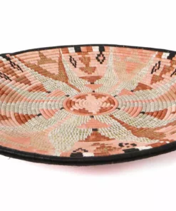 KAZI Peach Fleur Plate Home Goods