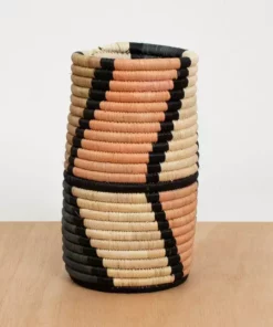 KAZI Peach Mstari Vase Home Goods