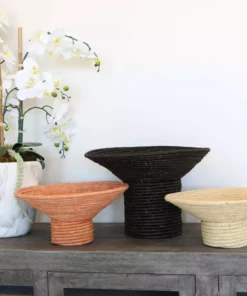 KAZI Peach Pedestal Bowl I