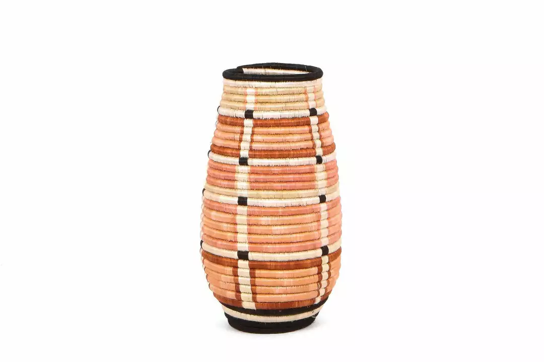 KAZI Peach Pilar Vase 1 KAZI Peach Pilar Vase