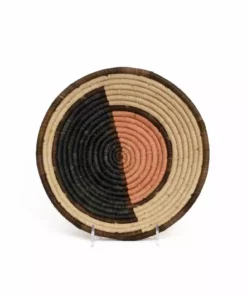 KAZI Peach Soleil Medium Raffia Bowl Best Sellers