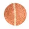 KAZI Peach Striped Large Bowl Home Goods