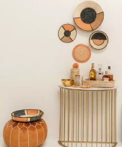 KAZI Home Goods Peach Tina Pom Pom Box