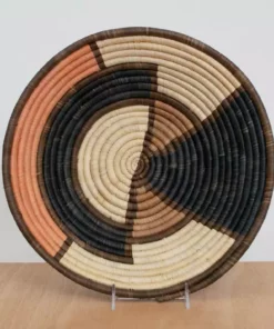 KAZI Home Goods Peach Totemic Extra Large Wall Bowl