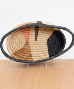 KAZI Peach Wheel Oval Basket