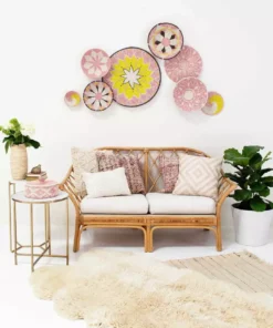 KAZI Home Goods Queen Of Blush Jumbo Wall Disc
