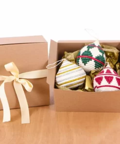 KAZI Red Bulb Ornament 8 KAZI Red Bulb Ornament