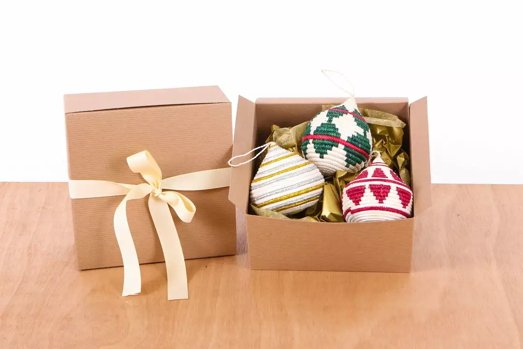 KAZI Red Bulb Ornament 4 KAZI Red Bulb Ornament