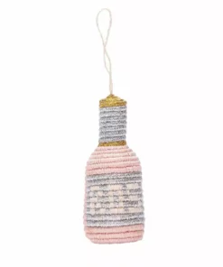 KAZI Rosé Bottle Ornament Fair Trade