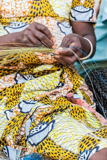 KAZI Fair Trade Rounded Blue Metallic Ornament 3 KAZI Fair Trade Rounded Blue Metallic Ornament