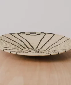 KAZI Sanaa Raffia Wall Plate I