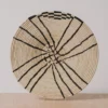 KAZI Sanaa Raffia Wall Plate I