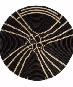 KAZI Sanaa Raffia Plate II