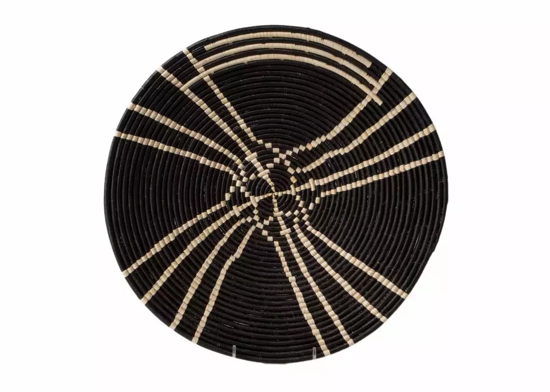 KAZI Sanaa Raffia Plate II 1 KAZI Sanaa Raffia Plate II