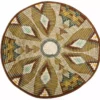 KAZI Home Goods Sand Fleur Plate