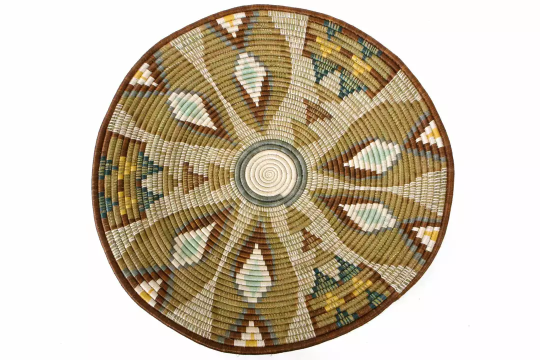 KAZI Home Goods Sand Fleur Plate 1 KAZI Home Goods Sand Fleur Plate