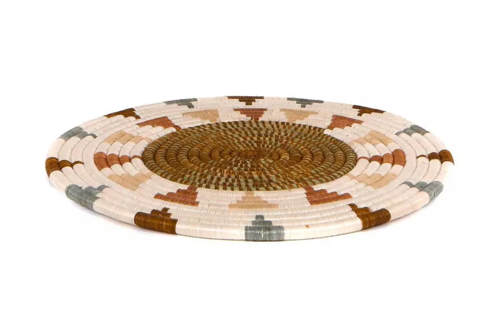 KAZI Shades Of Sand Placemat + Wall Hanging 2 KAZI Shades Of Sand Placemat + Wall Hanging