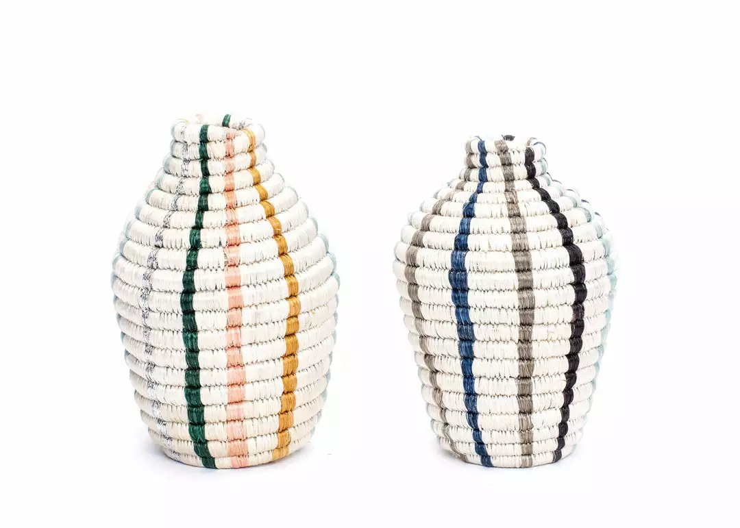 KAZI Silver Blue Atelier Vase Home Goods 2 KAZI Silver Blue Atelier Vase Home Goods