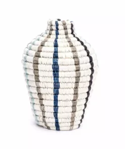 KAZI Silver Blue Atelier Vase Home Goods