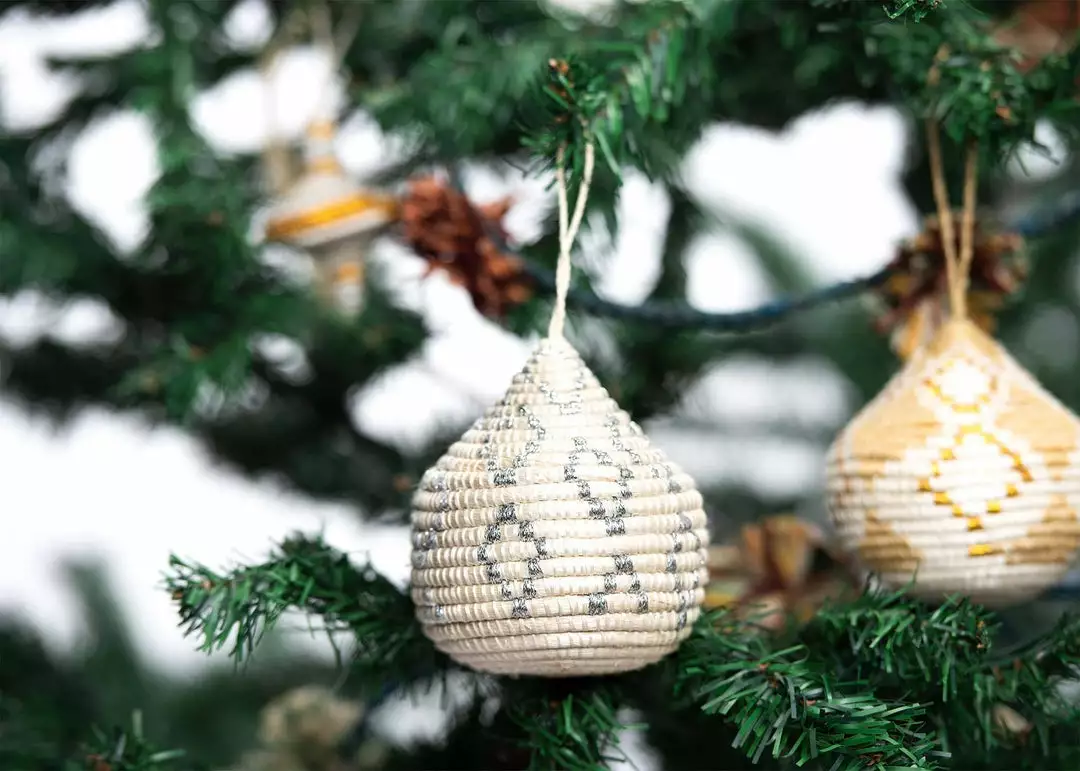 KAZI Silver Bulb Ornament 2 KAZI Silver Bulb Ornament