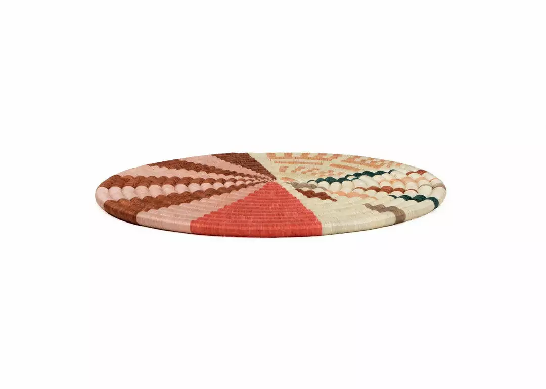 KAZI Small Coral + Clay Fani Trivet 3 KAZI Small Coral + Clay Fani Trivet