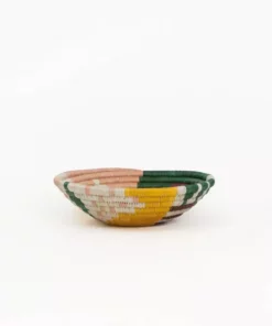 KAZI Small Dusty Peach + Fir Biko Bowl Home Goods