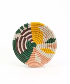 KAZI Small Dusty Peach + Fir Biko Bowl Home Goods