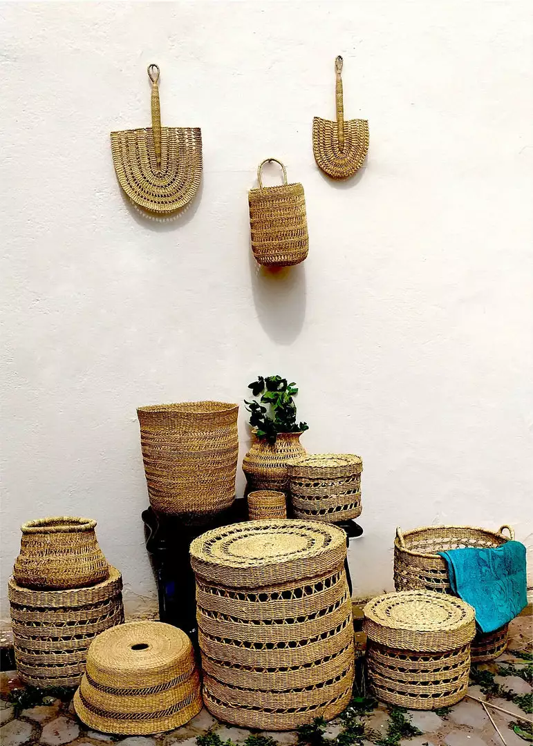 KAZI Home Goods Small Natural Laced Fan 2 KAZI Home Goods Small Natural Laced Fan