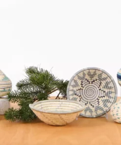 KAZI Soft Blue + Navy Bulb Ornament 8 KAZI Soft Blue + Navy Bulb Ornament