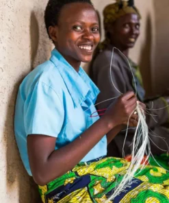 KAZI Soft Blue + Navy Bulb Ornament 9 KAZI Soft Blue + Navy Bulb Ornament