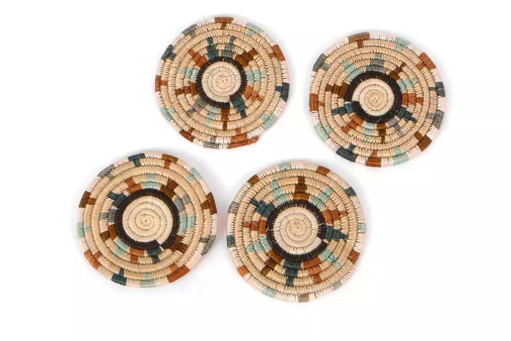 KAZI Kitchen + Dining Soothing Sands Nyota Coasters 1 KAZI Kitchen + Dining Soothing Sands Nyota Coasters