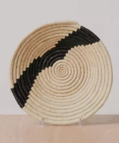 KAZI Best Sellers Striped Black + Natural Medium Bowl