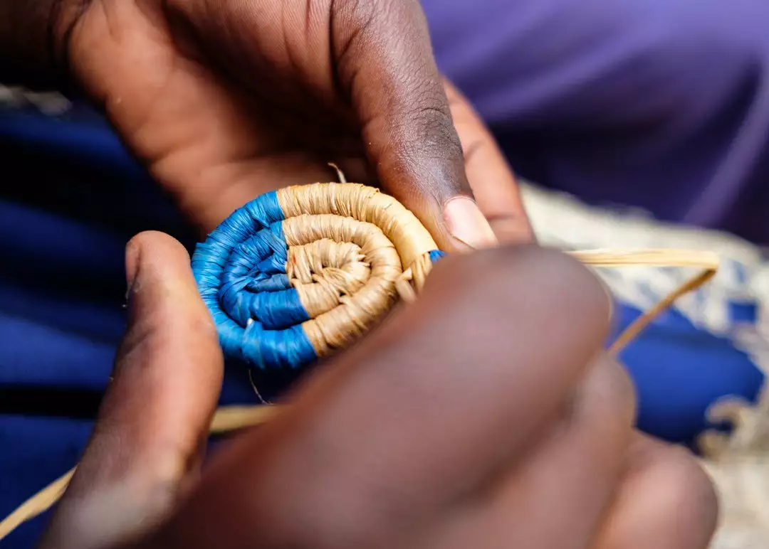 KAZI Striped Black + Natural Storage Basket III Home Goods 3 KAZI Striped Black + Natural Storage Basket III Home Goods