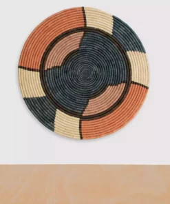 KAZI Tabia Peach Wall Plate II Home Goods